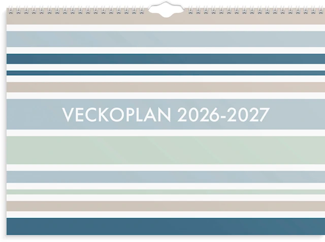 Väggkalender 26/27 Veckoplan Burde