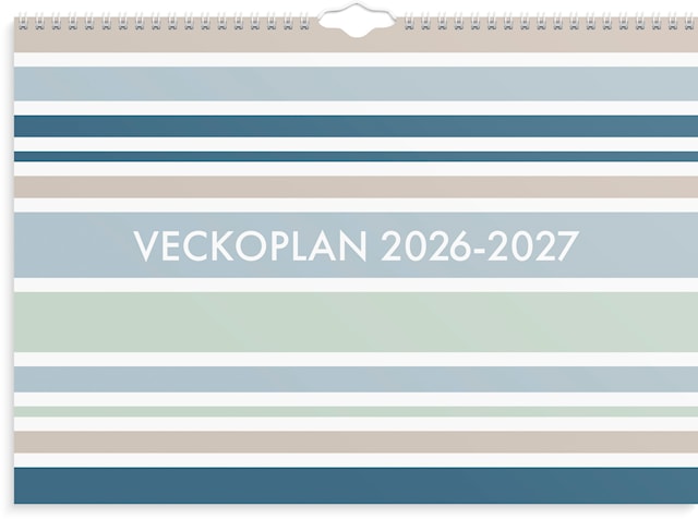 Väggkalender 26/27 Veckoplan Burde