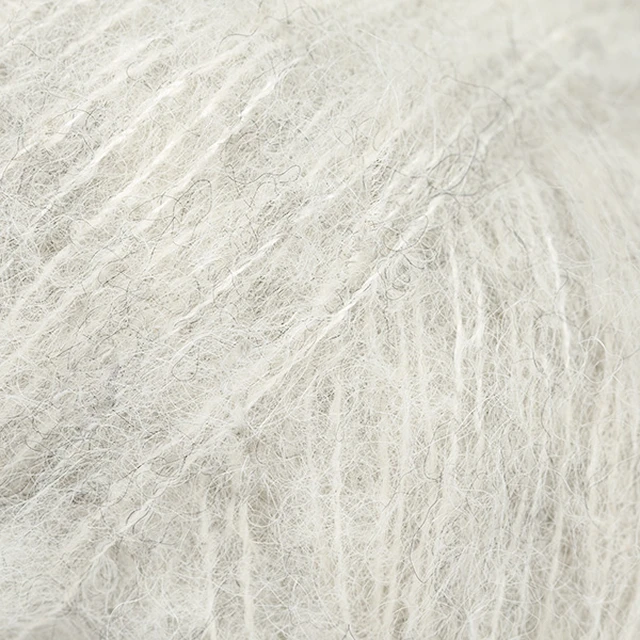 Brushed Alpaca Silk Uni Colour Garn 25 g Pearl grey 35 Drops