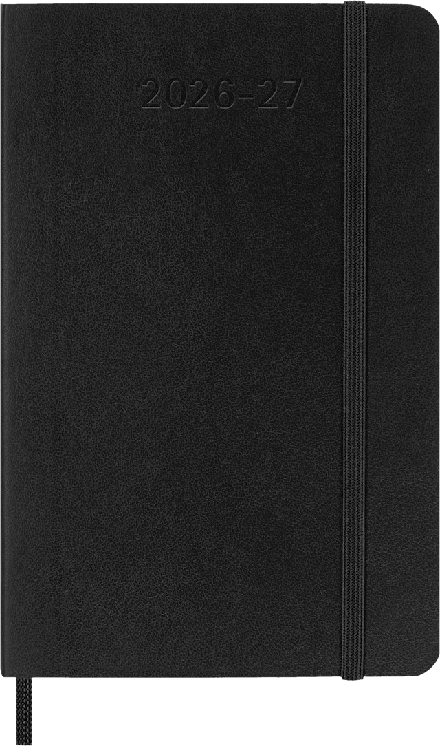 Classic Soft 18M 26/27 Week Note Pocket Musta Moleskine