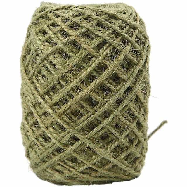 Tuotekuva 1 - Luonnonhamppunaru, paksuus 1-2 mm, 30 m, vihreä
