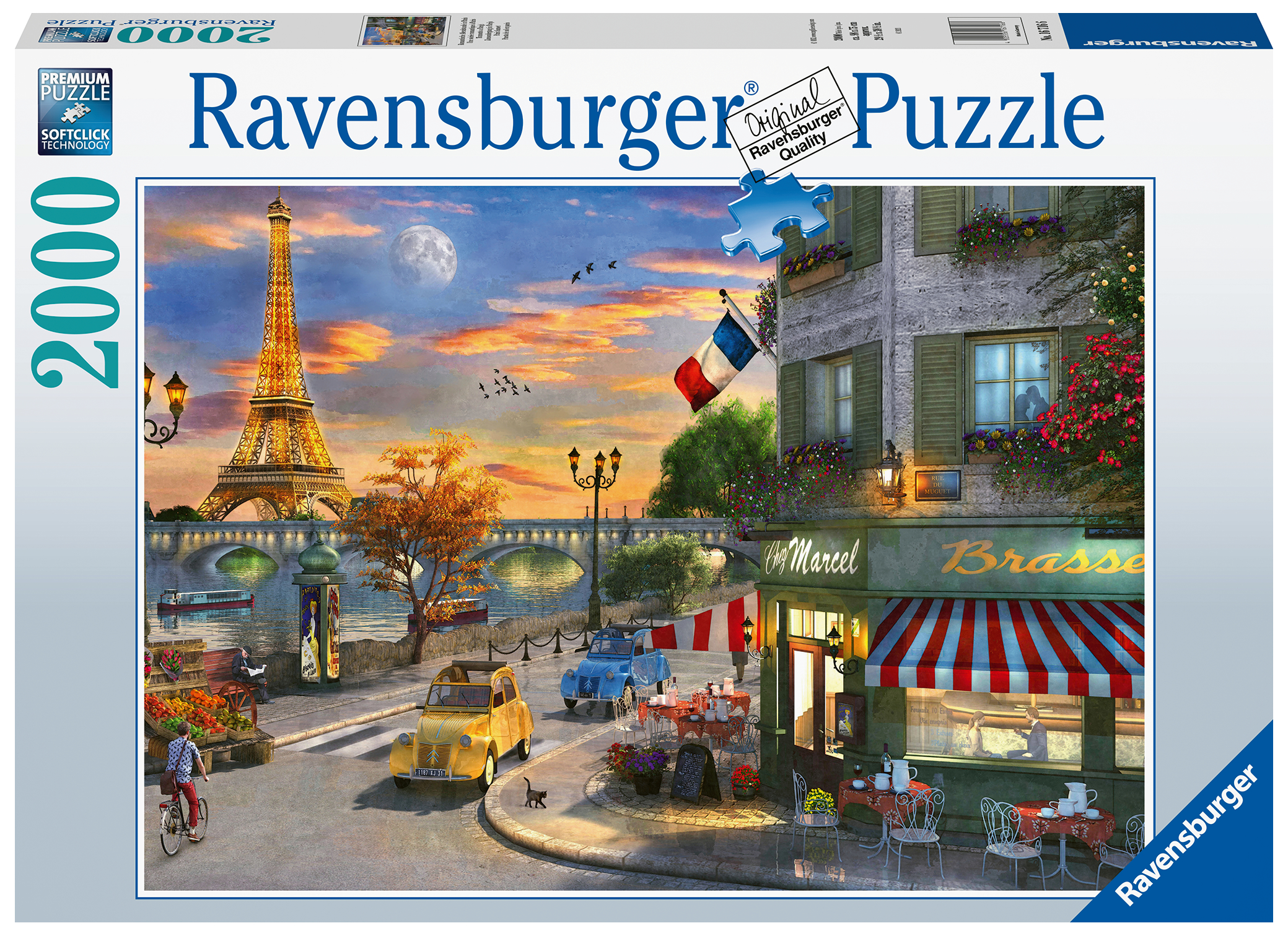 Paris Sunset Pussel 2000 bitar Ravensburger