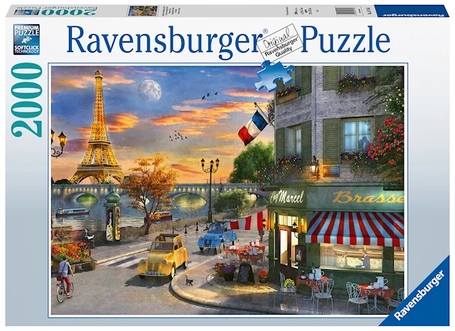 Paris Sunset Palapelit 2000 palaa Ravensburger