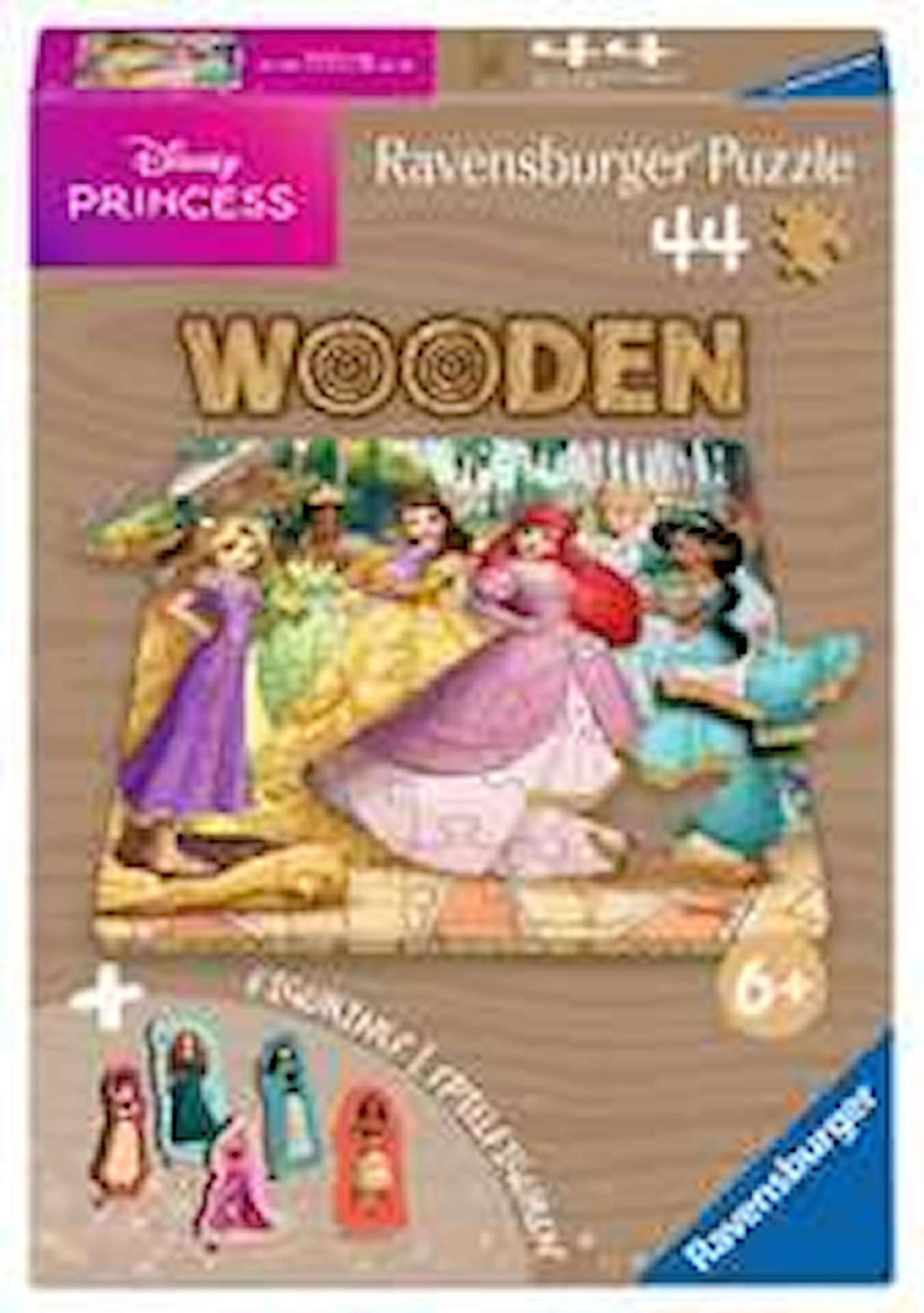 Tuotekuva ille Disney Prinsessat Puinen Palapeli 44 Palaa Ravensburger