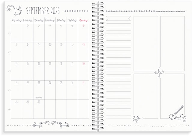 Produktbilde 5 for Ukekalender Doodle A5 26/27 Grieg