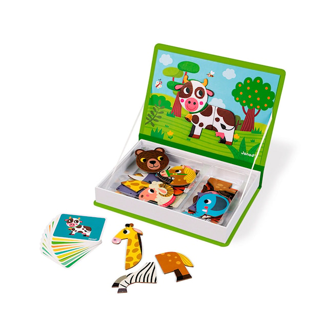 Produktbilde 2 for Magneti'Book Magnetlek Dyr 30 Brikker Janod