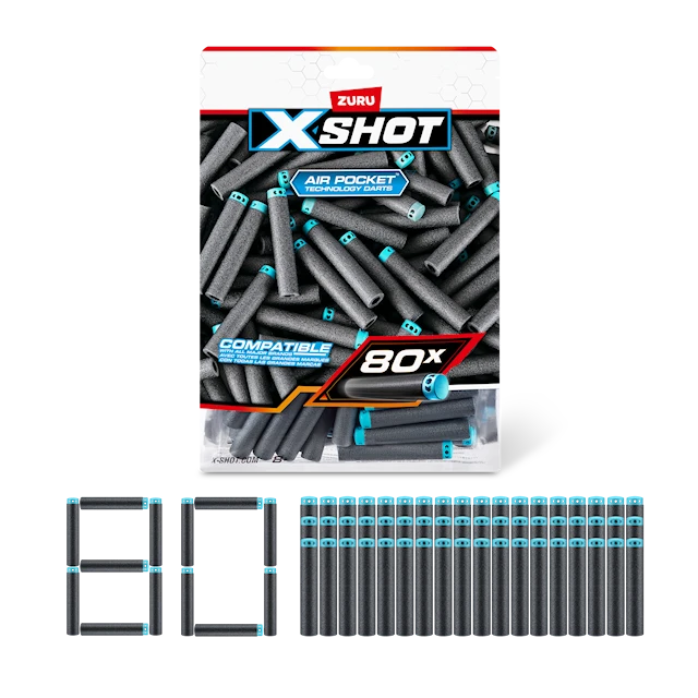 Refill 80-pack X-shot Darts