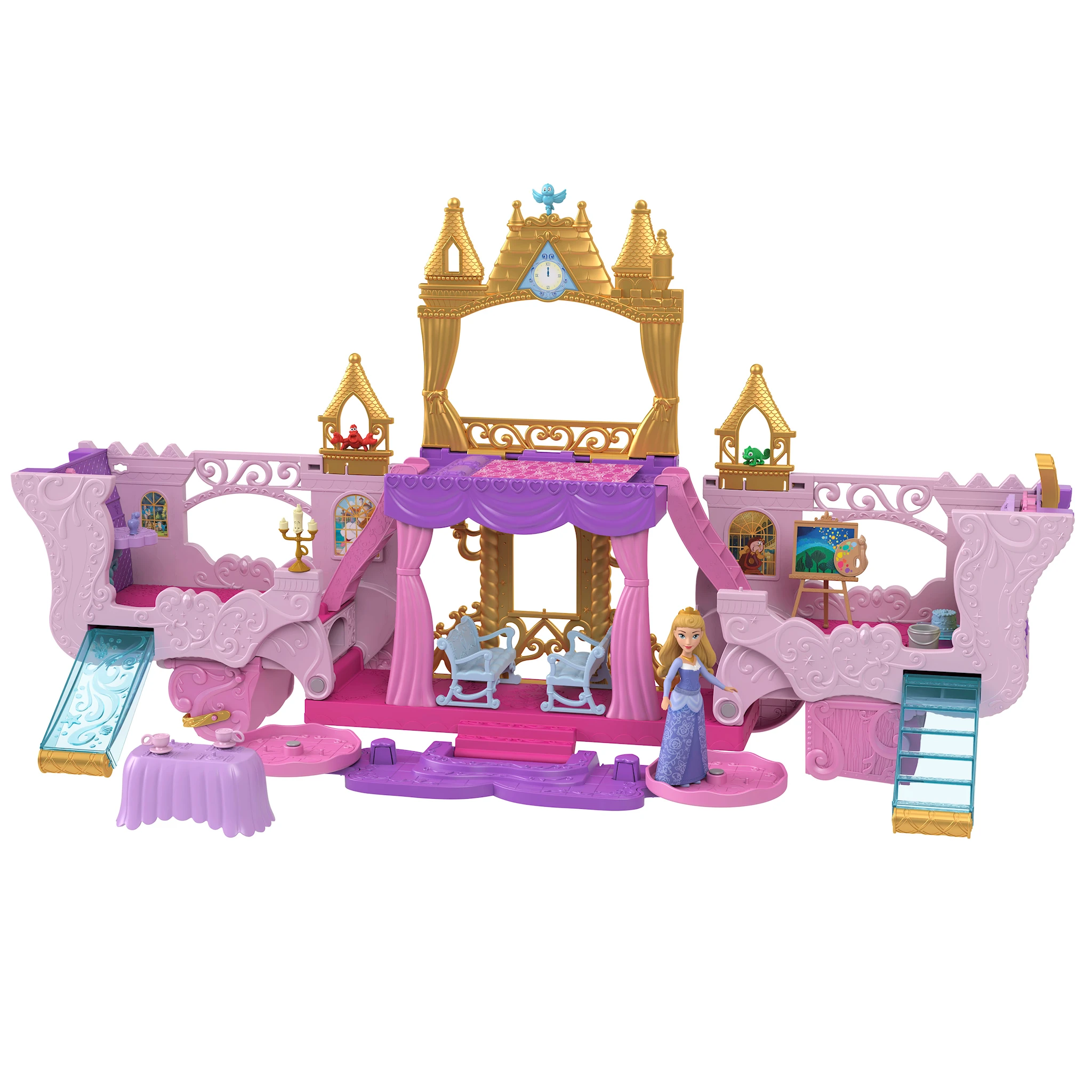Produktbild för Disney Princess Vagn & Slott Lekset