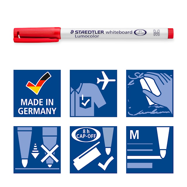 Produktbilde 3 for Lumocolor Whiteboardtusj 4 stk. Staedtler