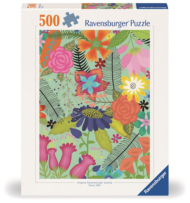Tuotekuva 1 - Flower Jungle 500p Ravensburger