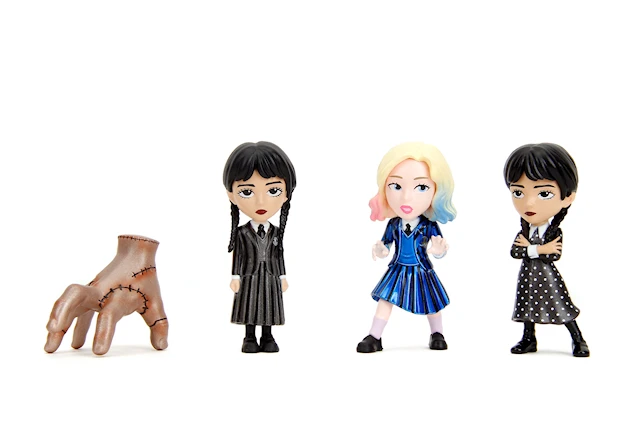 Wednesday Keräilyfiguuri 4-Pack, 6 cm