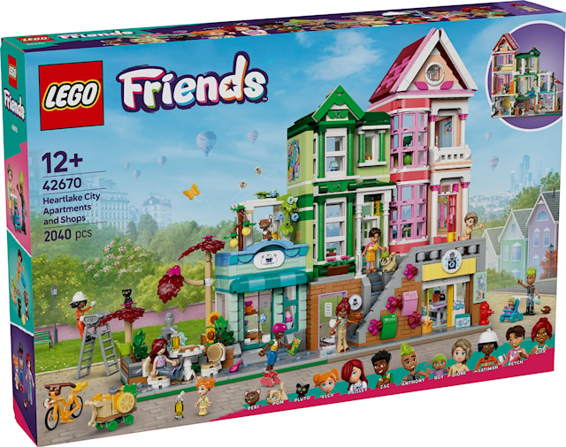 Tuotekuva 1 - Heartlake Cityn asunnot ja liiketilat LEGO® Friends (42670)
