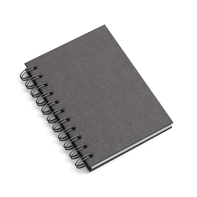 Anteckningsbok A6 Olinjerad Black 90 Blad Bigso Box of Sweden