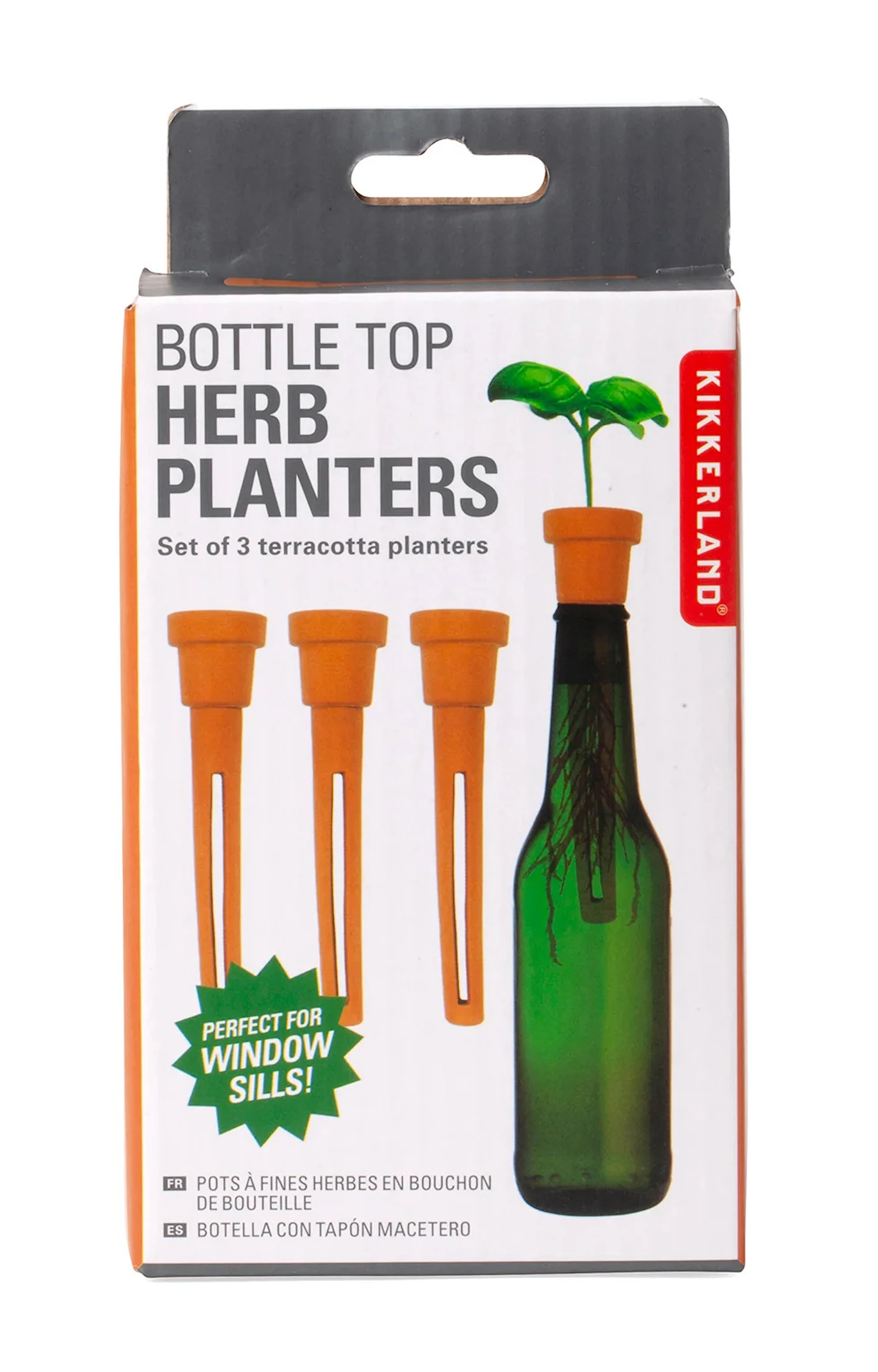 Produktbild för Planteringskrukor för flaskor 3-pack