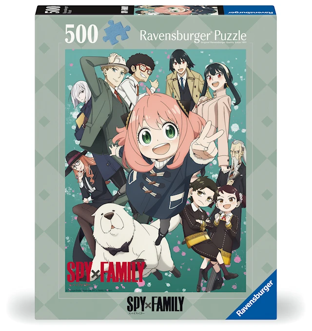 Pussel Spy X Family 500 bitar, Ravensburger