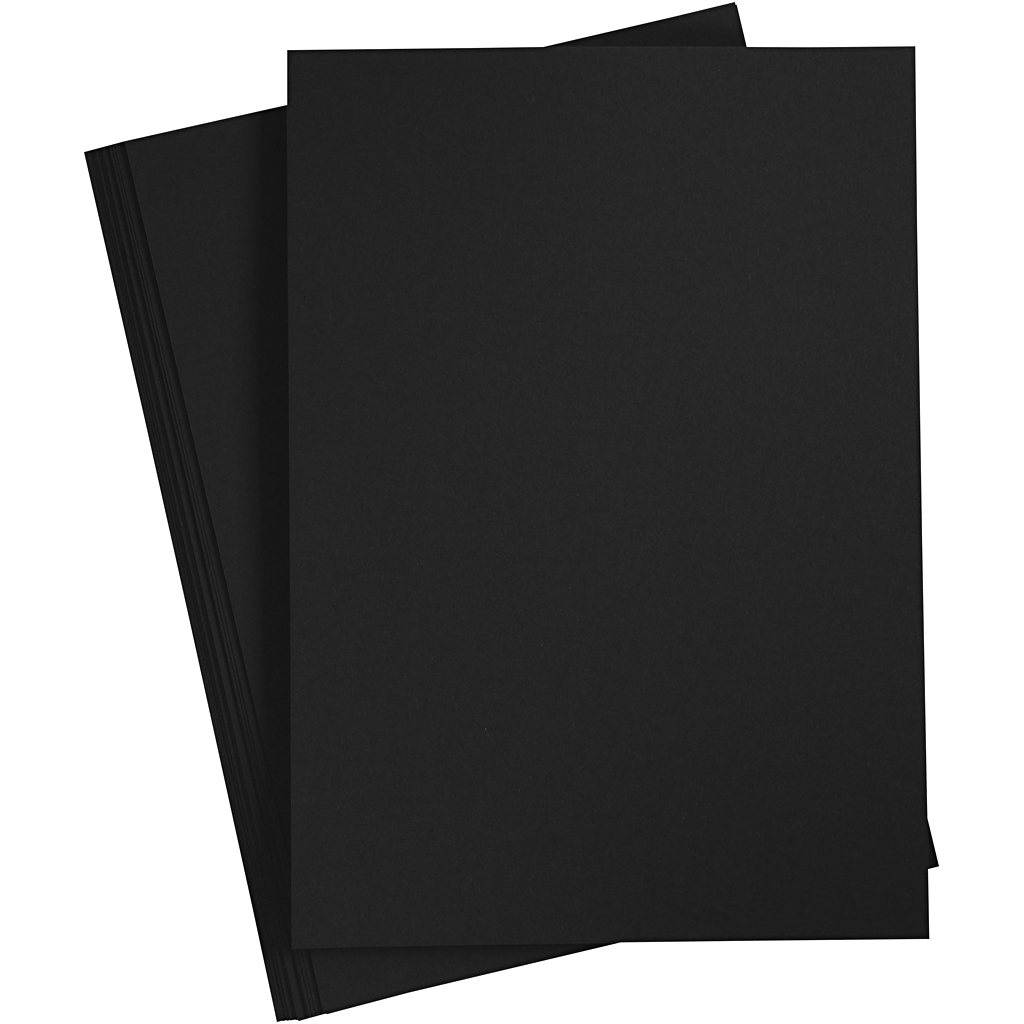 Papper A4 Svart 80 g 20-p Creativ Company