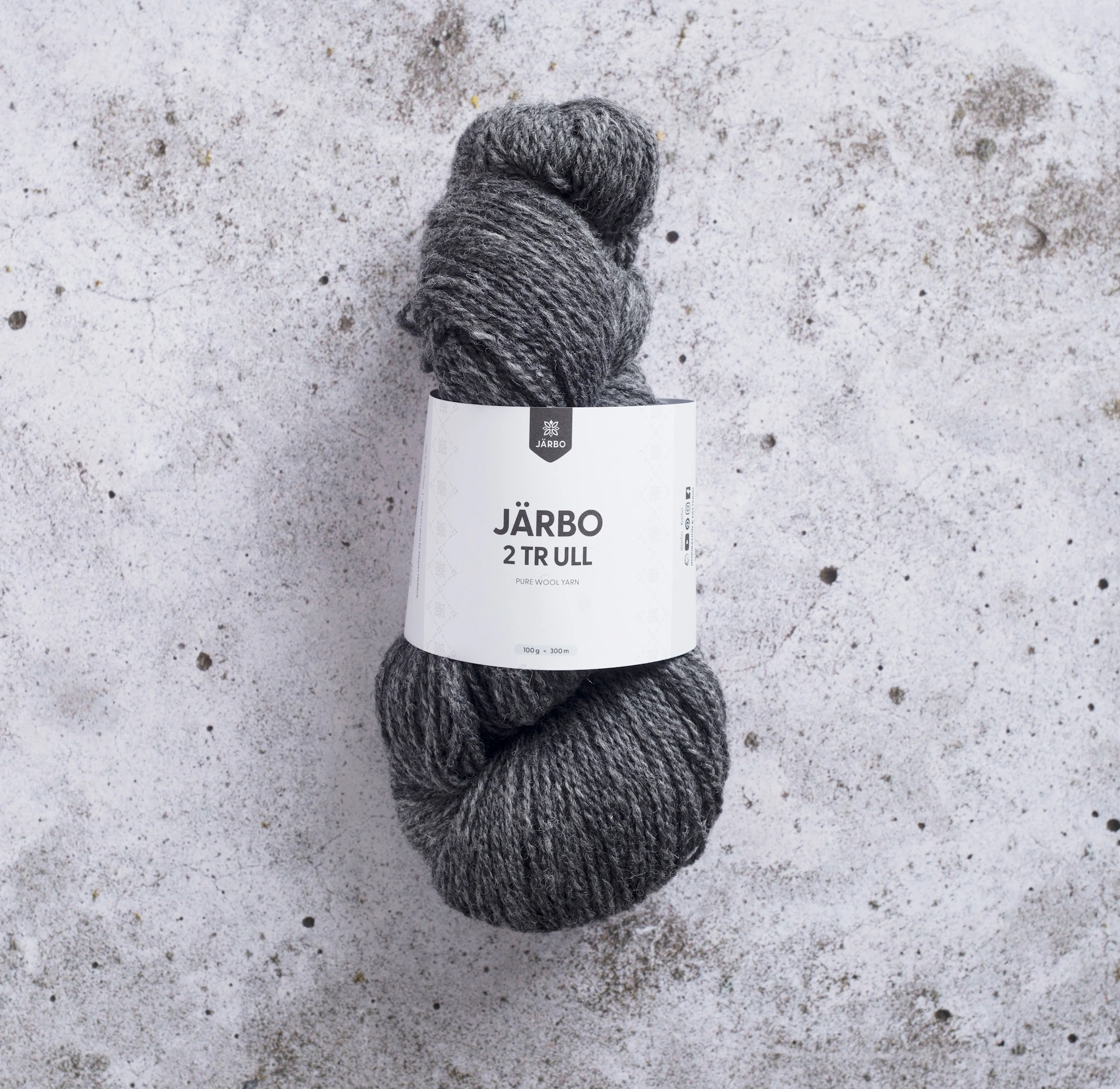 Produktbild för 2tr Ull 100 g Stone wall Järbo