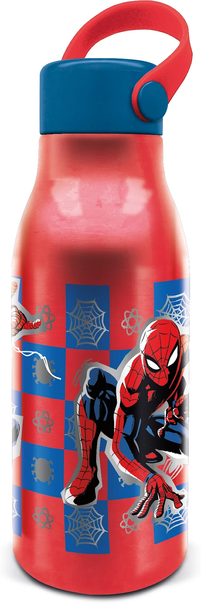 Spiderman Vattenflaska Aluminium med Handtag