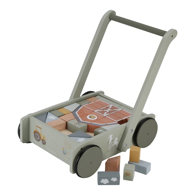 Produktbilde 2 for Little Farm Gåvogn med blokker Little Dutch