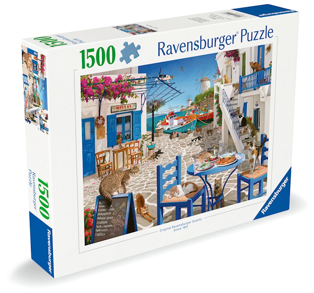 Produktbilde 3 for Cats Of Mykonos Puslespill 1500 brikker, Ravensburger