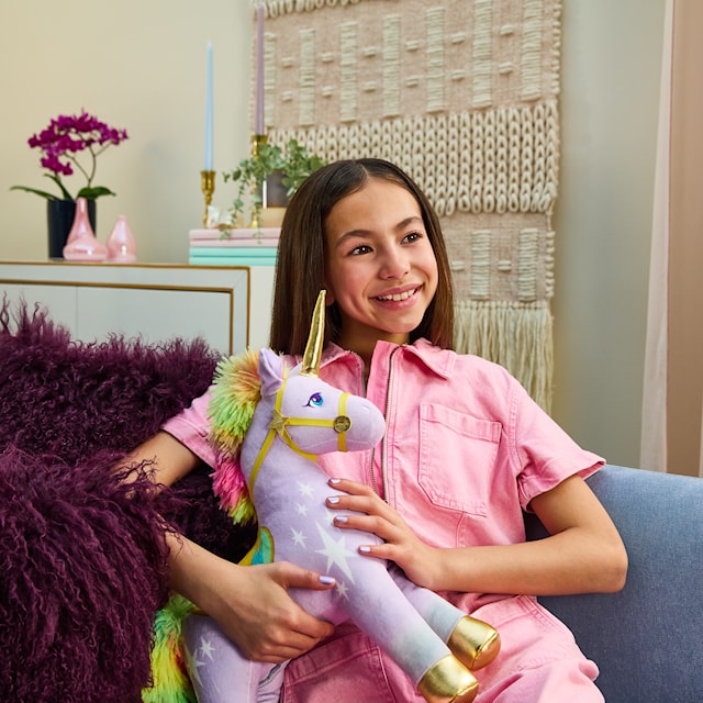 Tuotekuva 7 - Unicorn Academy Wildstar Yksisarvispehmolelu valolla 38 cm