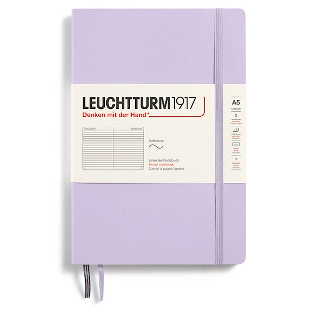 Anteckningsbok A5 Soft Linjerad Lilac Leuchtturm1917