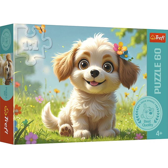To Be A Puppy Barnpussel 60  Bitar Trefl