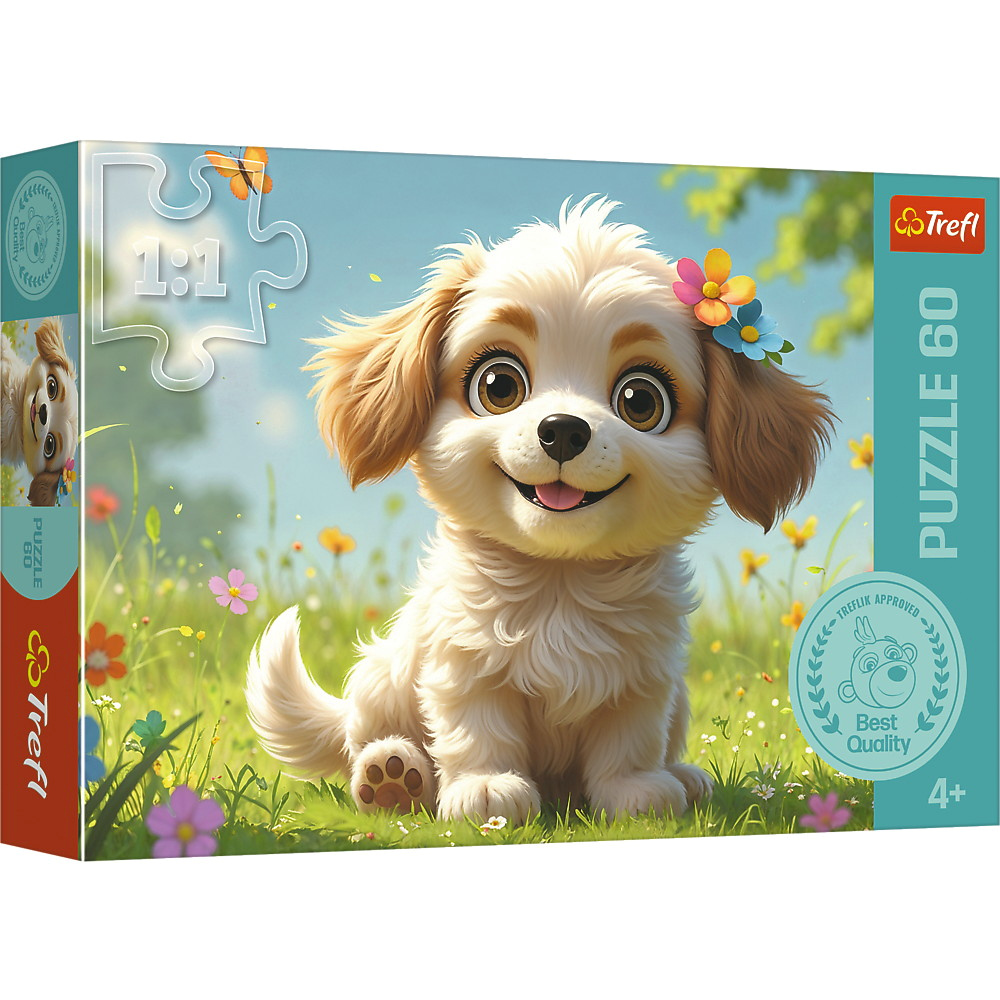 To Be a Puppy Lastenpalapeli 60 palaa Trefl
