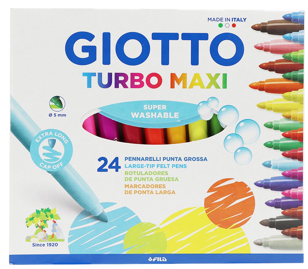 Tuschpennor Extra Tjocka 24 pack Giotto