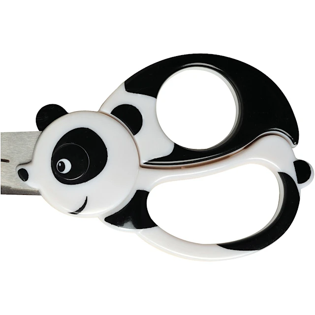 Fiskars Lasten Eläinsakset, panda, Pit. 13 cm, 1 kpl