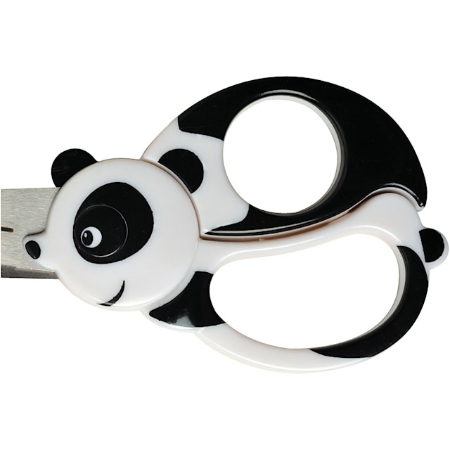 Tuotekuva 1 - Fiskars Lasten Eläinsakset, panda, Pit. 13 cm, 1 kpl