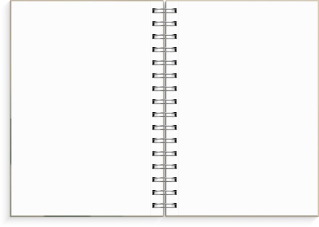 Produktbild 2 för Notebook Blank A5 Serene Burde