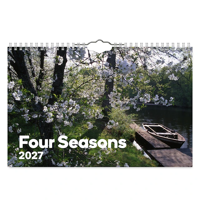 Väggkalender Four Seasons 2027 Gullers