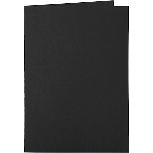 Produktbild 3 för Kort och Kuvert Svart 10,5x15 cm 6-pack