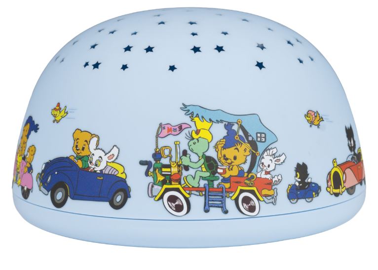 Bamse Nattlampa med Stjärnhimmel och Musik Rätt Start