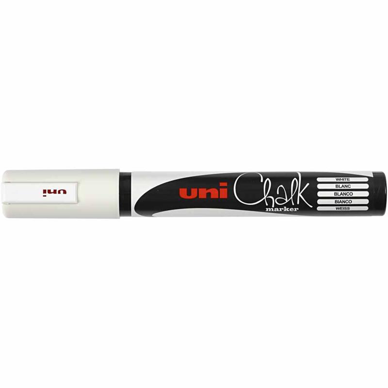 Tuschpennor Chalk Marker 1,8-2,5 mm Vit 1 st