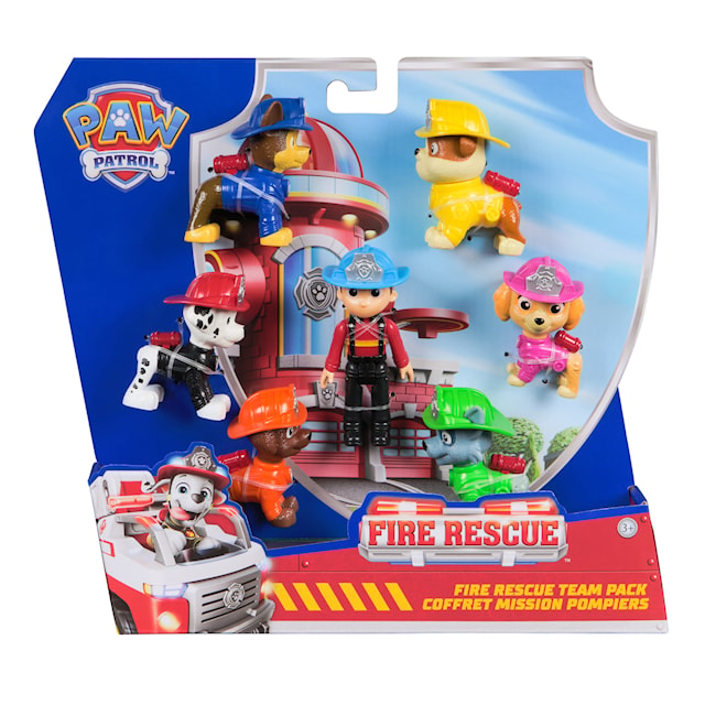 Tuotekuva 2 - Paw Patrol Fire Rescue Figurer 7-pack