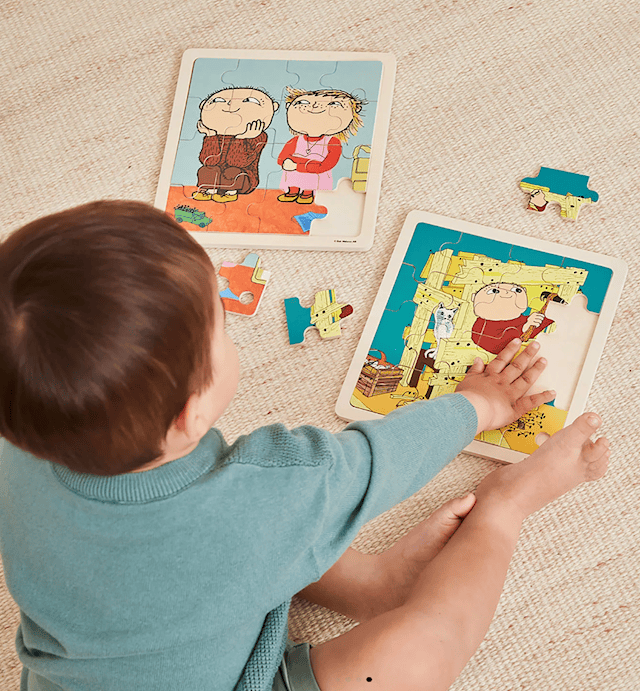 Produktbild 3 för Alfons Puzzle Wooden Construction Fun 16 bitar