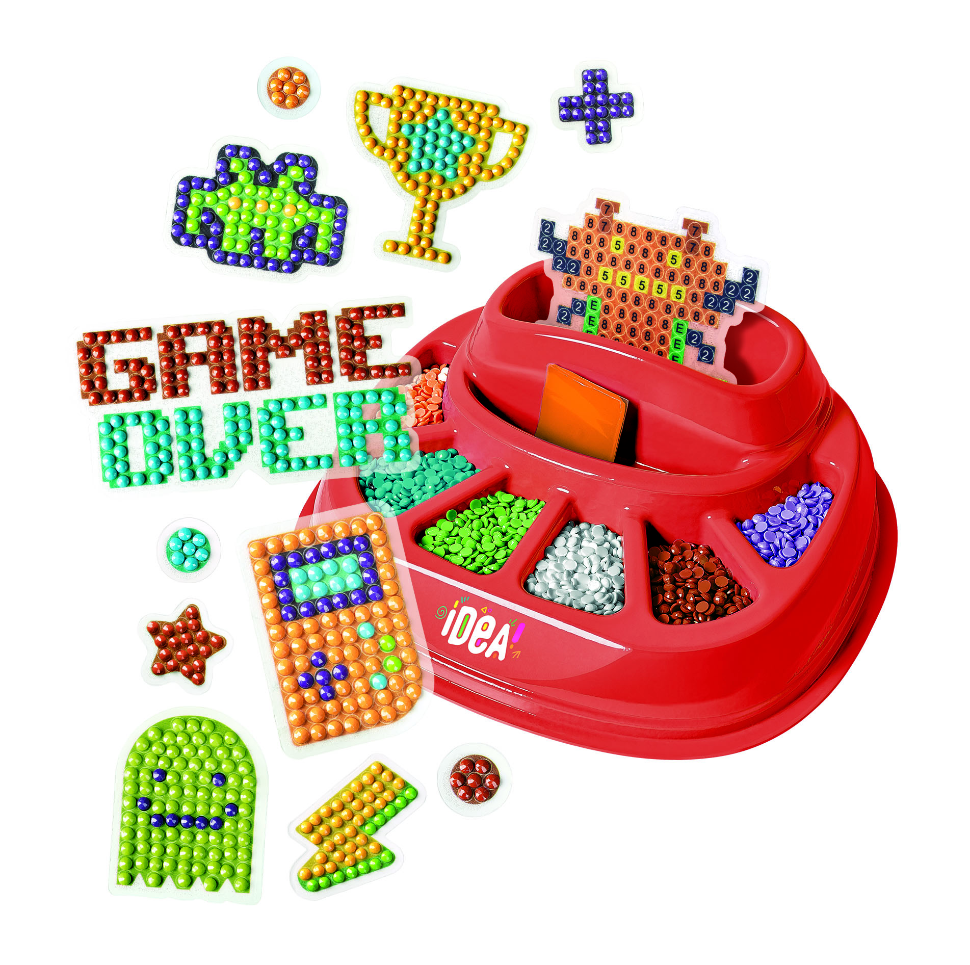Diamantmålning Sparkly Creations Game Icons Clementoni