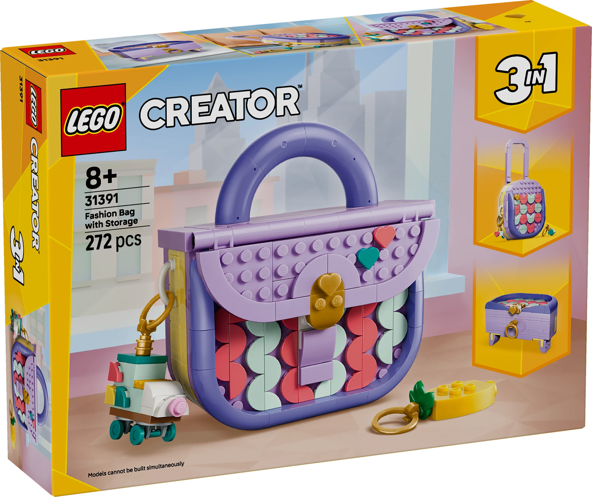 Tuotekuva ille Muodikas laukku ja säilytysrasia LEGO® Creator (31391)