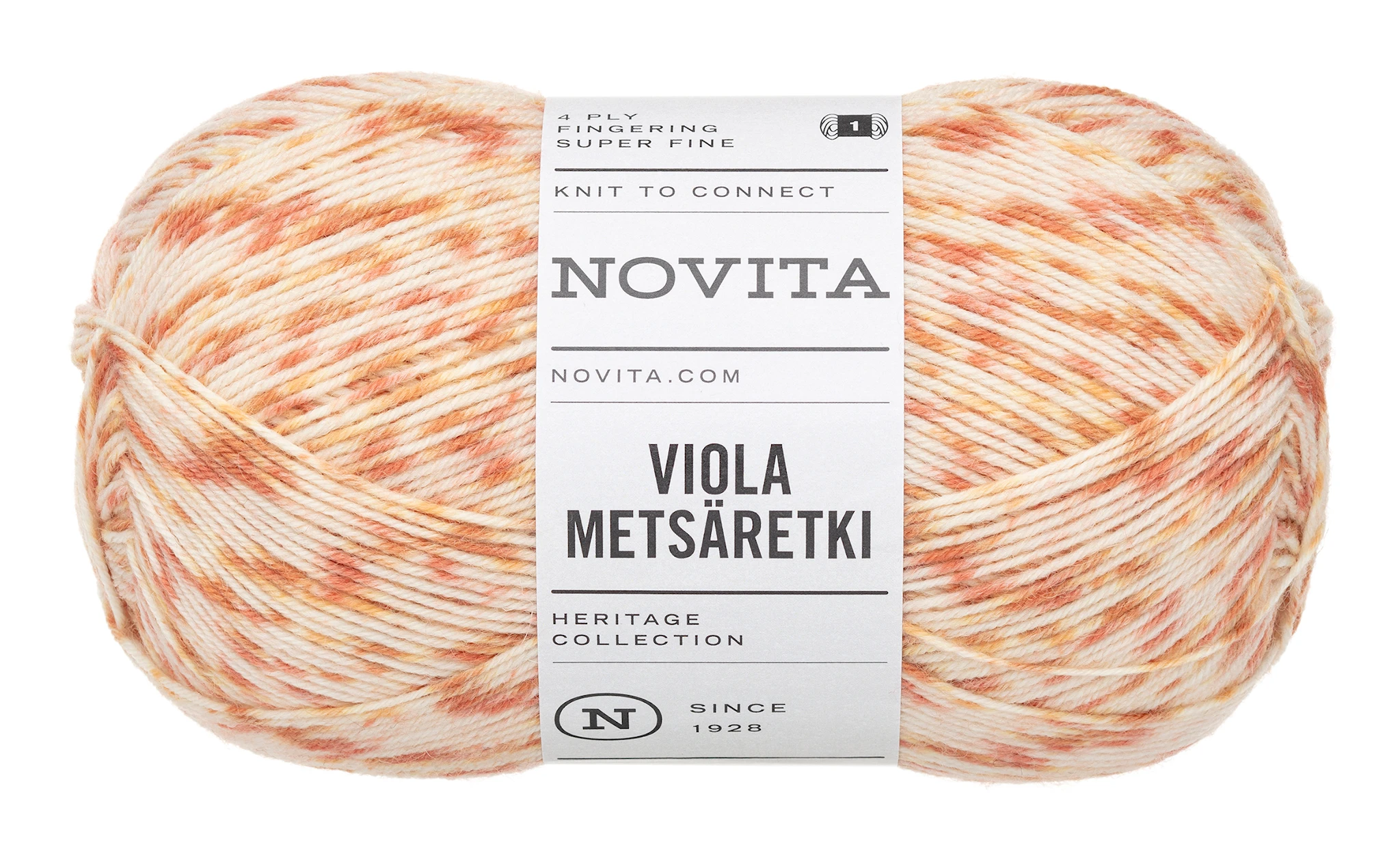Produktbild för Viola Metsäretki Garn Ullmix 100g Höstskog 8291 Novita