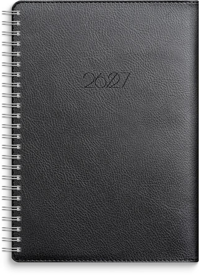 Kalender 26/27 Senator A5 Twist svart Burde