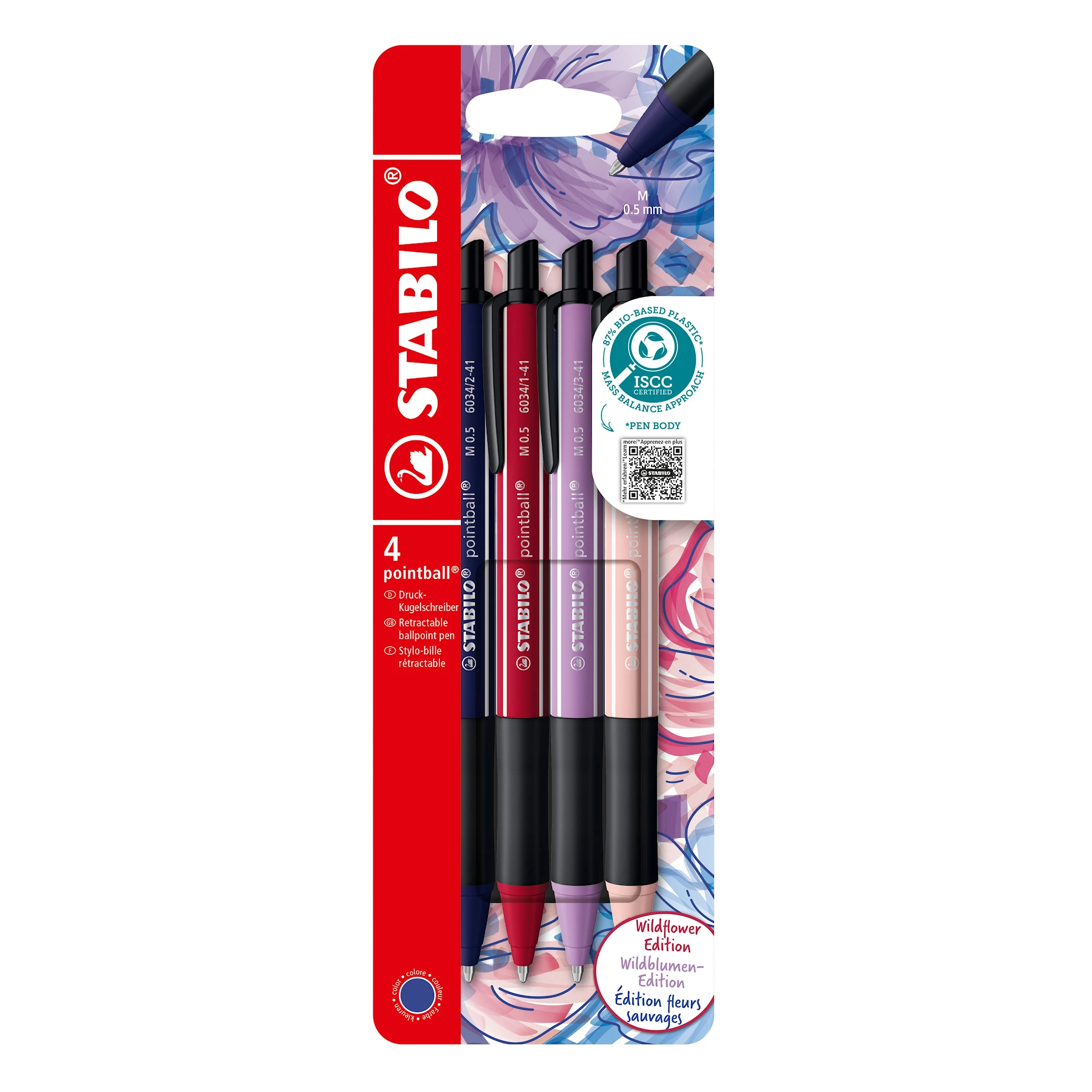 Tuotekuva ille Pointball Wildflower 4 Pack Stabilo