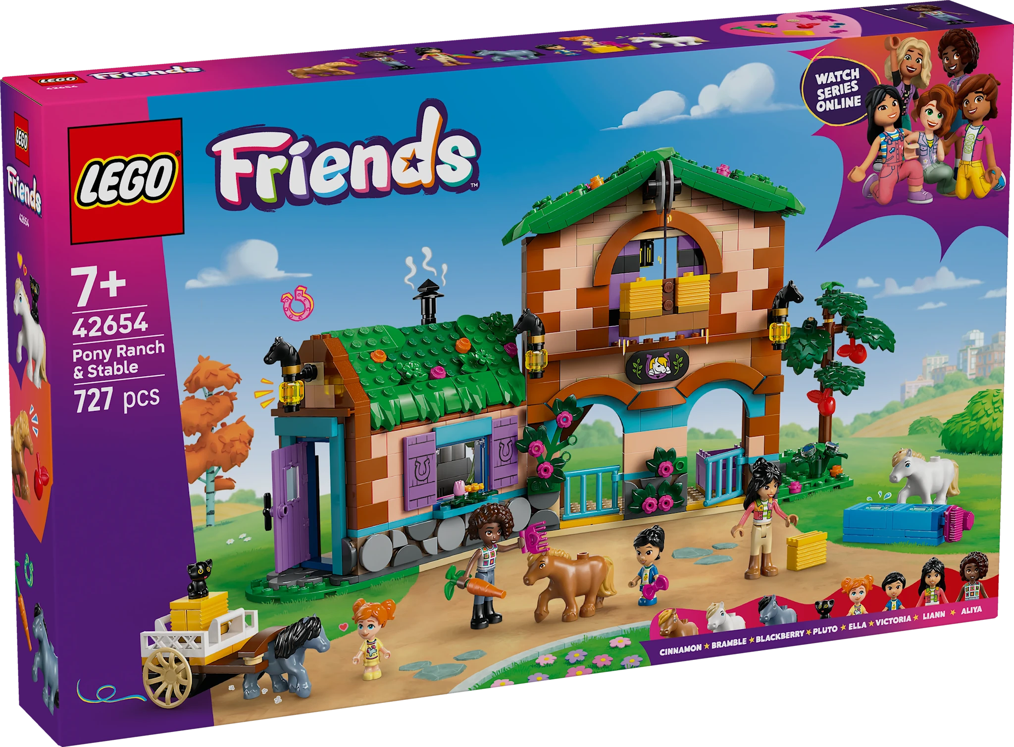 Produktbilde for Ponniranch med stall LEGO® Friends (42654)