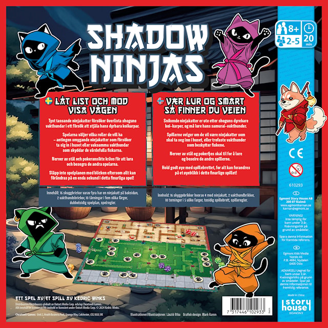 Tuotekuva 2 - Perhepeli Shadow Ninjas, Kärnan (NO/SE)