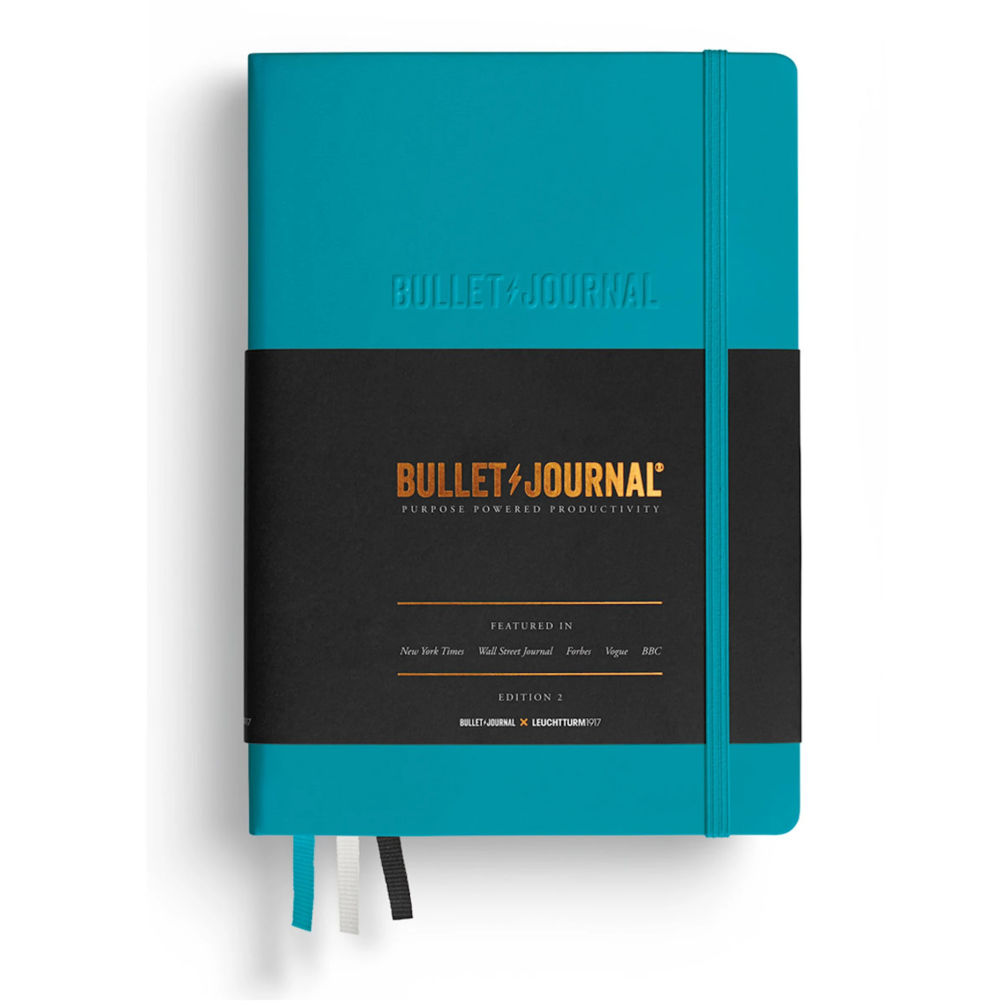 Produktbild för Bullet Journal Edition 2 A5 Dotted Turquoise25