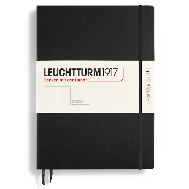 Anteckningsbok A4+ Classic Olinjerad Black Leuchtturm1917