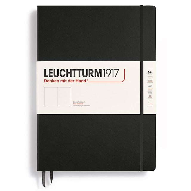 Produktbilde 1 for Notatbok A4+ Classic Ulinjet Svart Leuchtturm1917