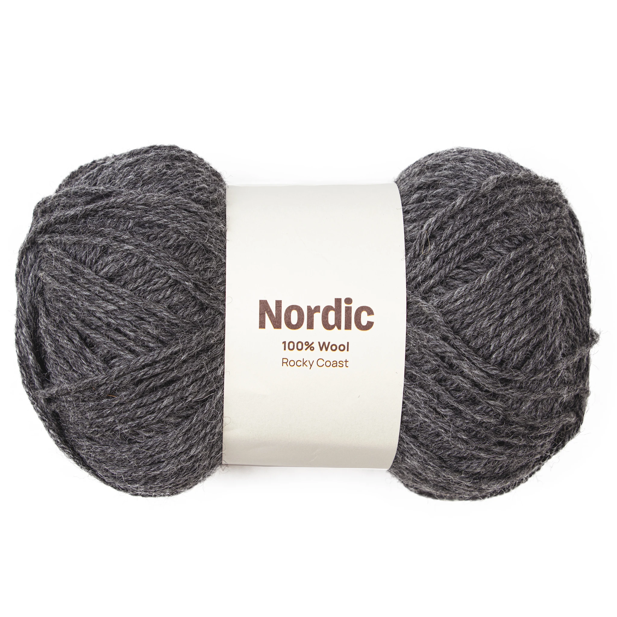 Produktbild för Nordic 100% ull 100 gr Klippbad mörkgrå A824  Adlibris