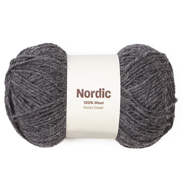 Nordic 100% villa 100 gr Graniitti Dk Grey A824  Adlibris
